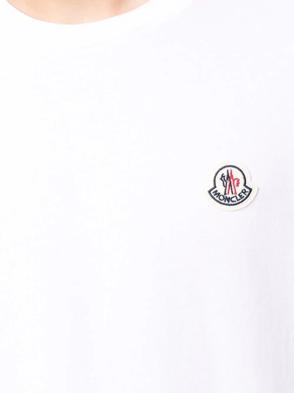 фото Moncler комплект футболок с нашивкой-логотипом