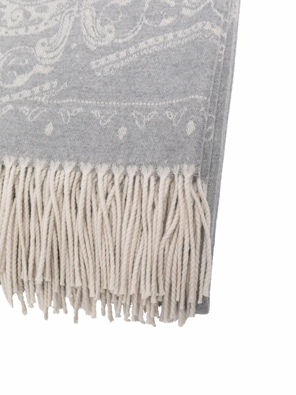 фото Etro home жаккардовый плед с принтом пейсли
