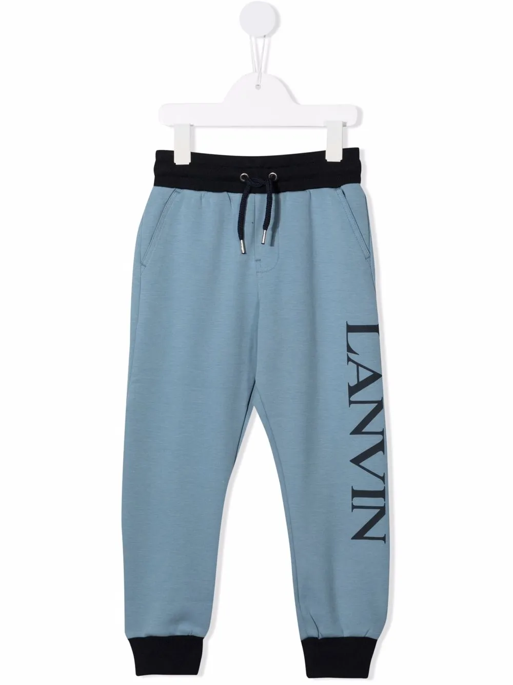 фото Lanvin enfant спортивные брюки в двух тонах