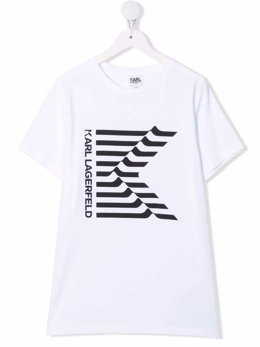 фото Karl lagerfeld kids футболка из органического хлопка с логотипом