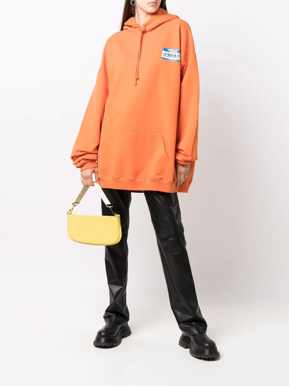 фото Vetements худи с графичным принтом