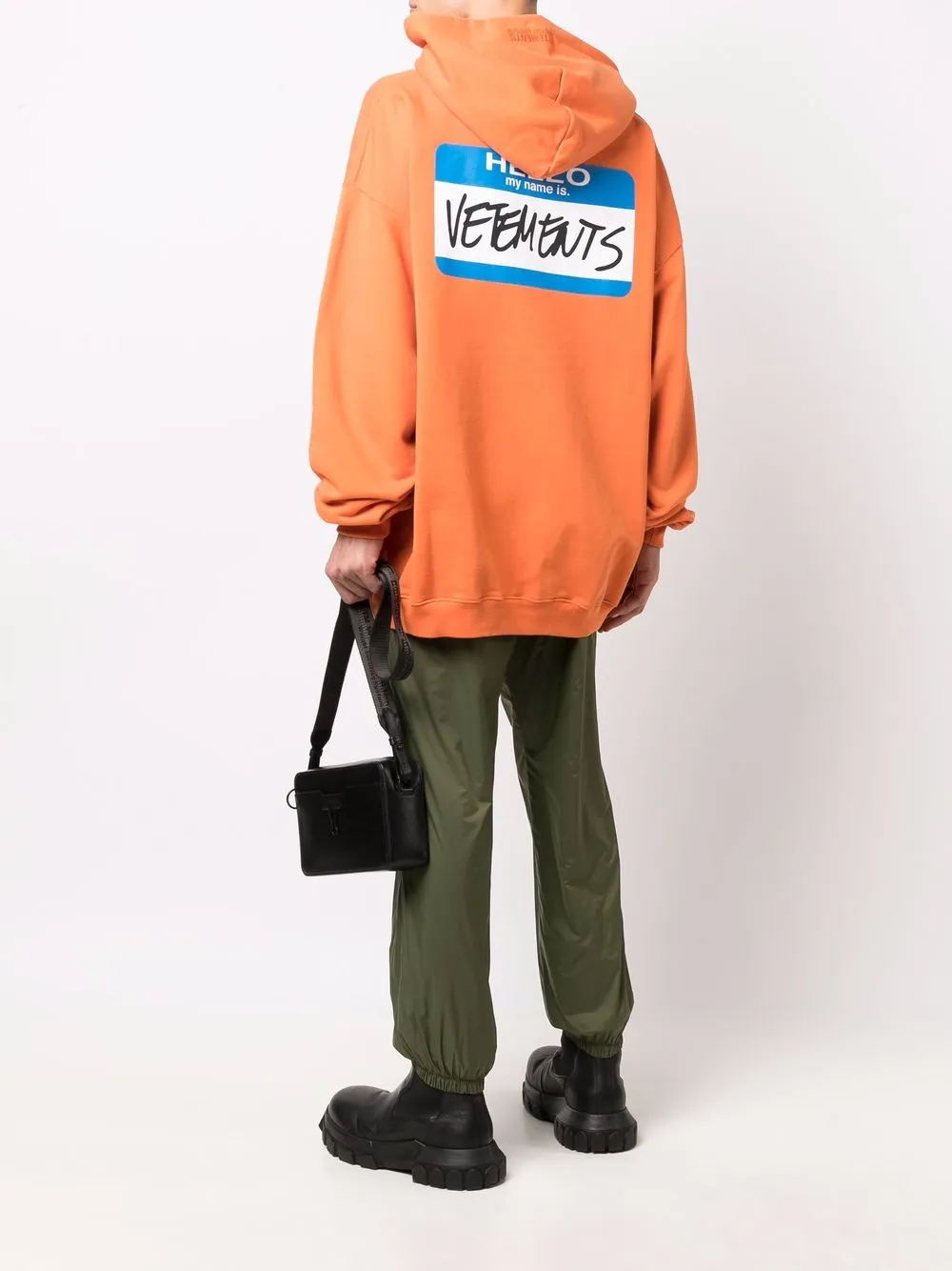фото Vetements худи с графичным принтом