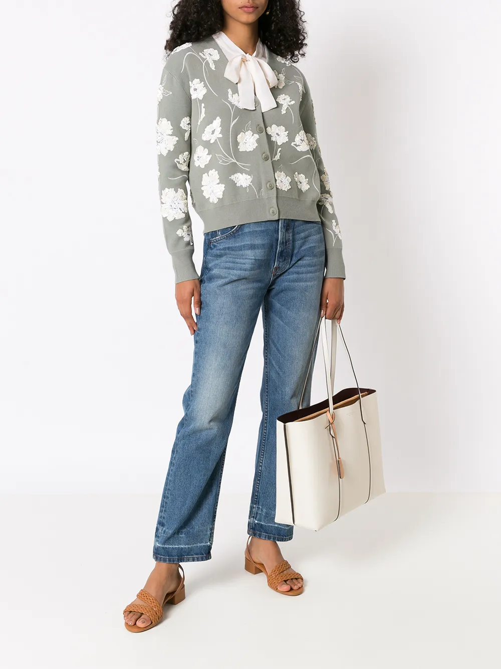 фото Tory burch сумка-тоут perry triple-compartment