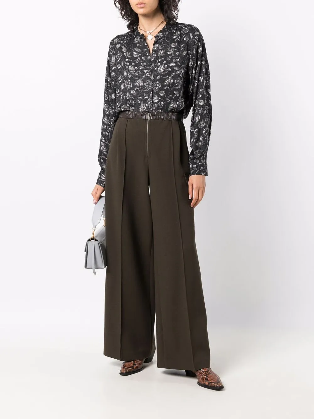 фото Isabel marant étoile рубашка с цветочным принтом