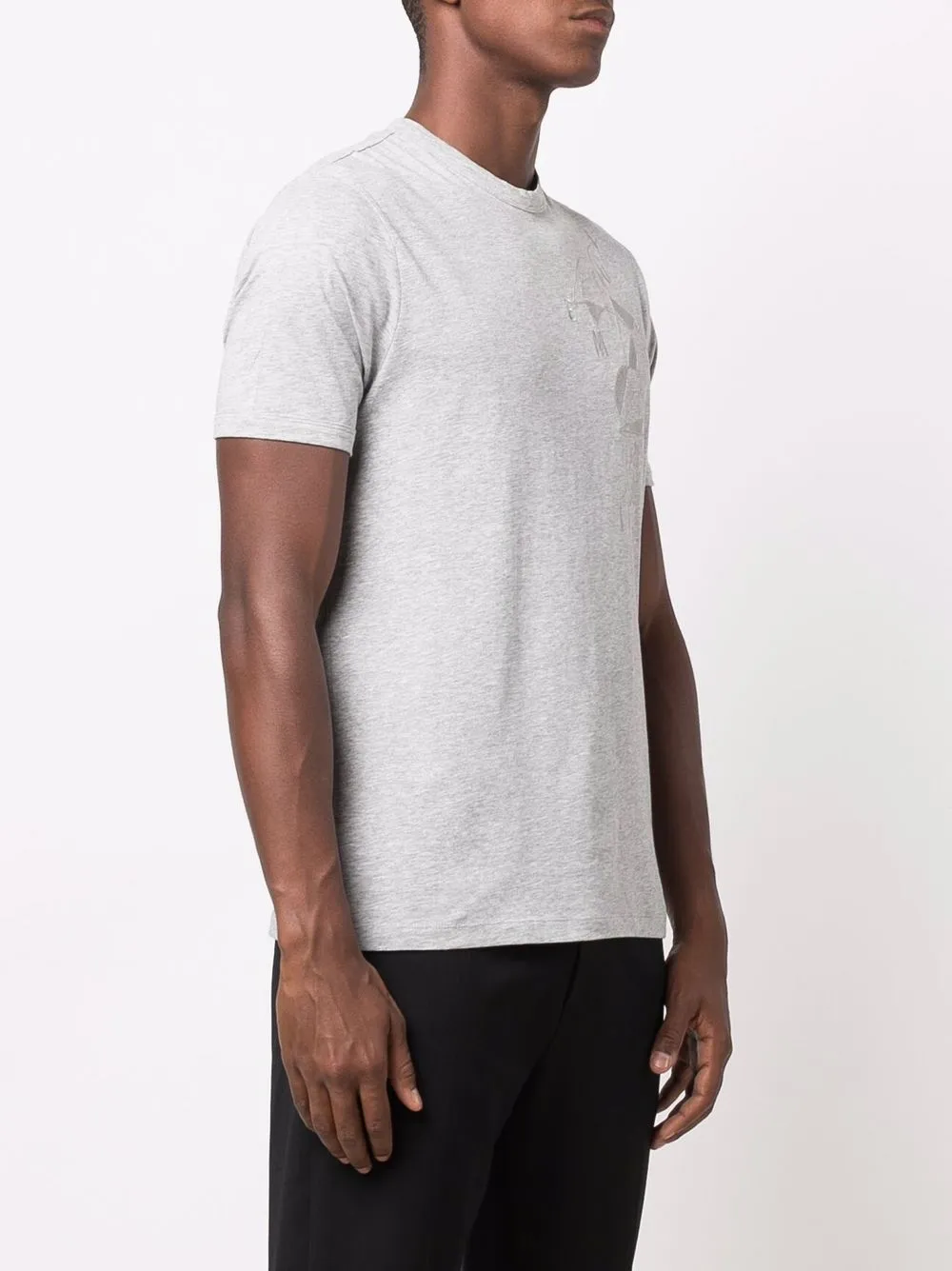 фото Emporio armani футболка с вышитым логотипом