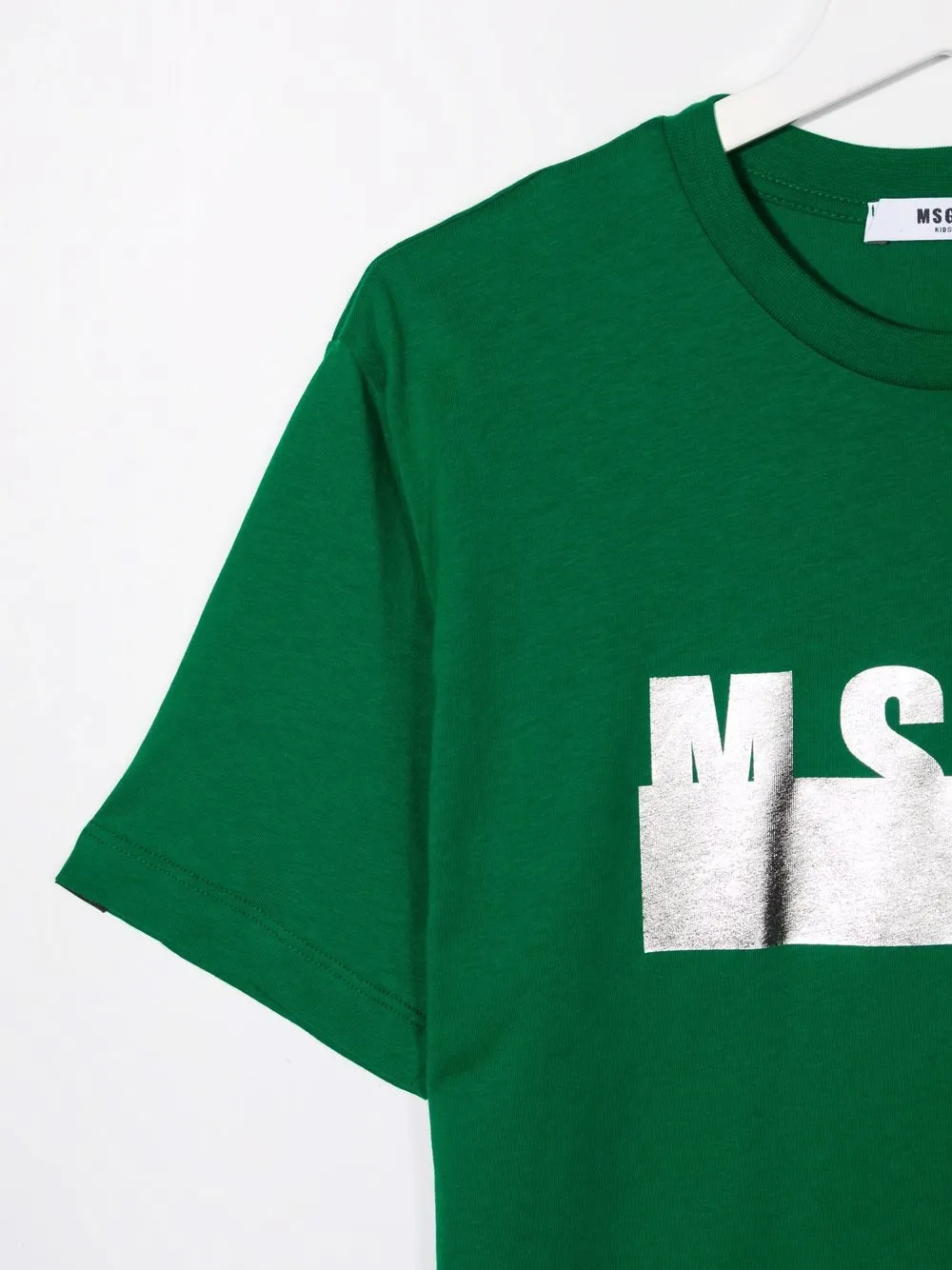 фото Msgm kids футболка с логотипом