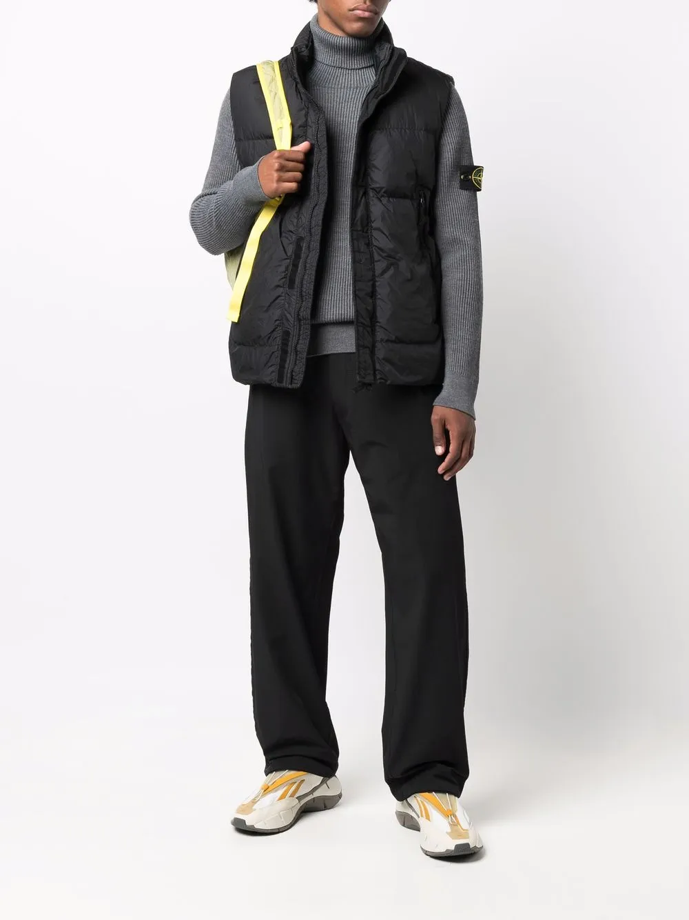 фото Stone island водолазка с нашивкой-логотипом