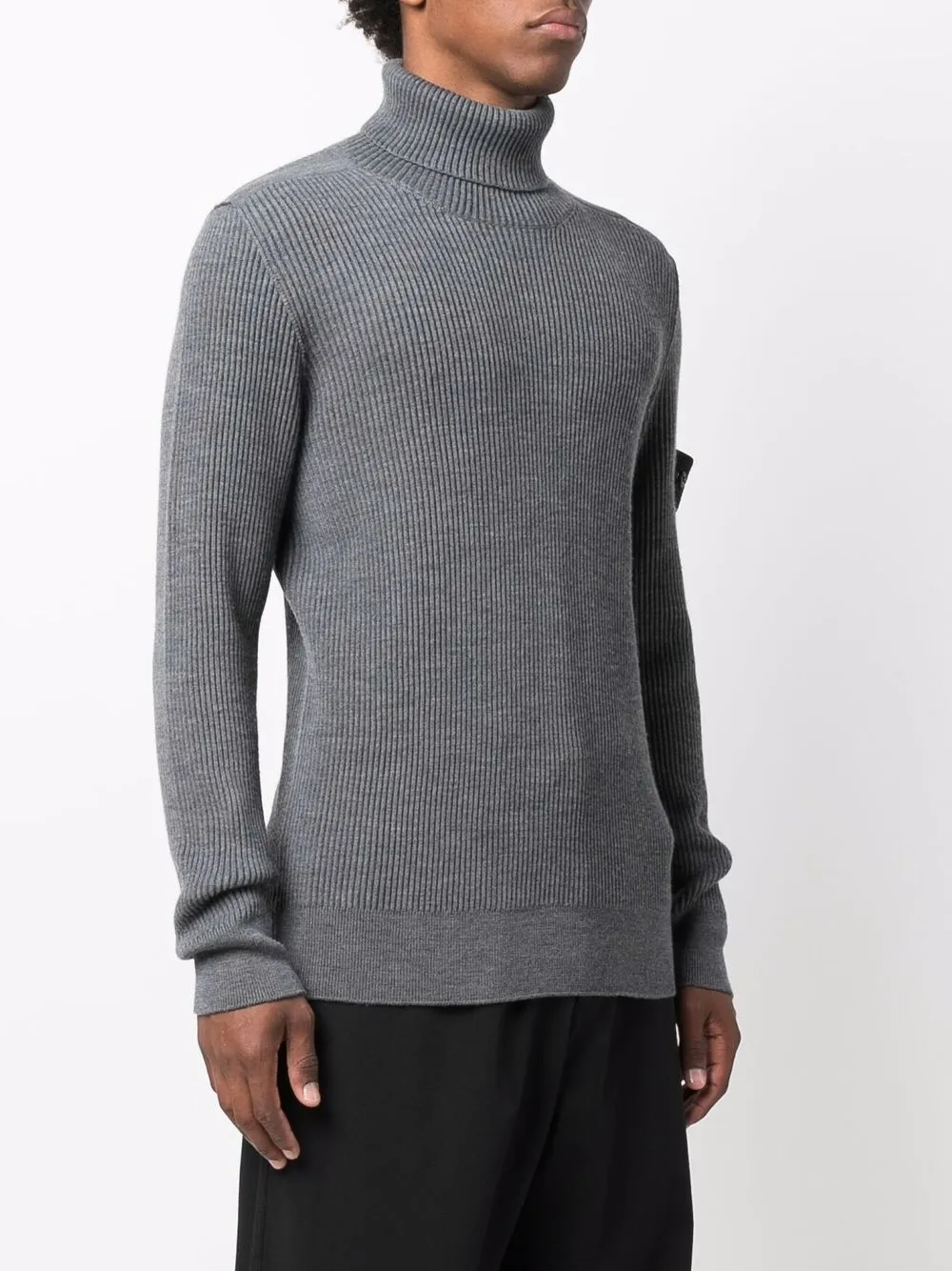 фото Stone island водолазка с нашивкой-логотипом