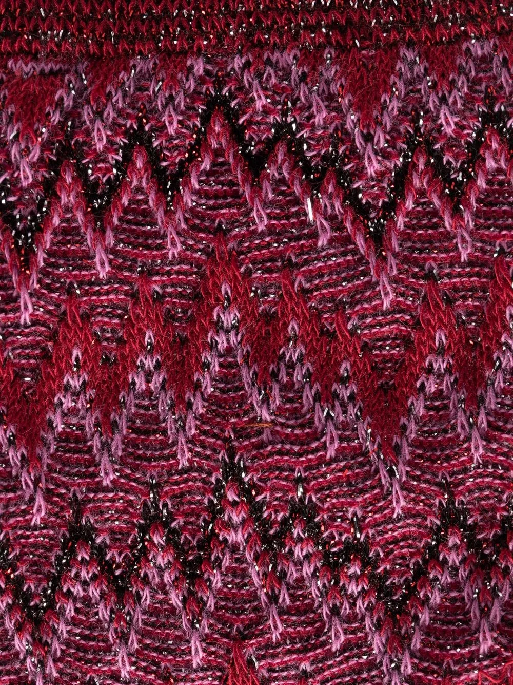 фото M missoni носки с эффектом металлик и узором зигзаг