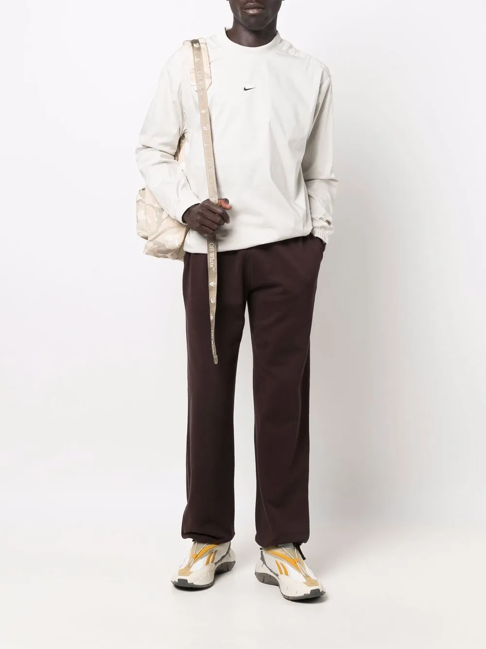 фото Nike футболка с длинными рукавами и логотипом swoosh