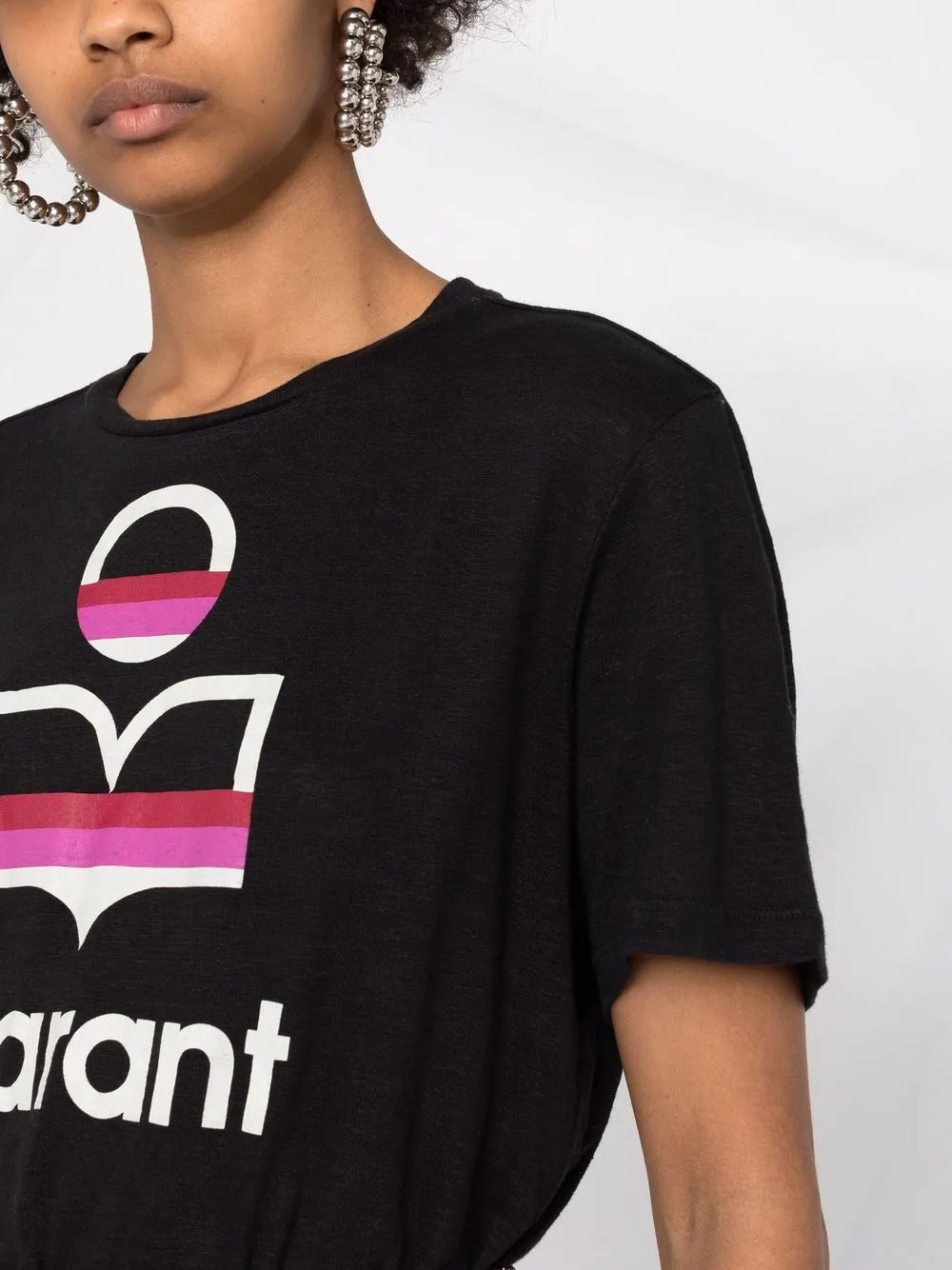 фото Isabel marant étoile футболка с логотипом