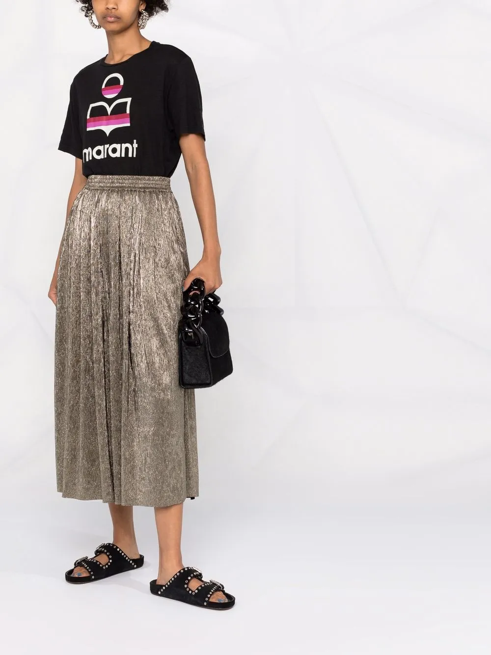 фото Isabel marant étoile футболка с логотипом