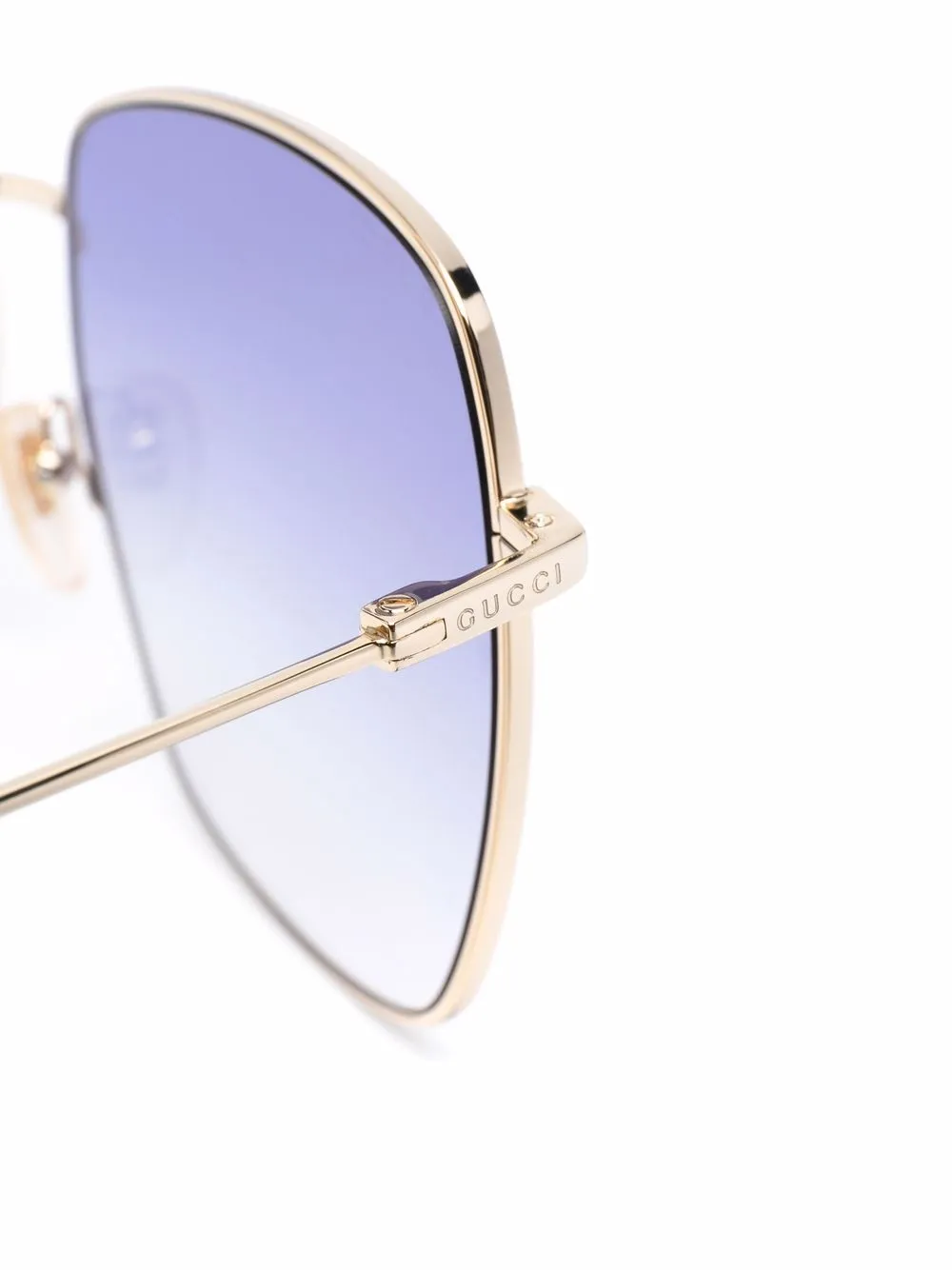 фото Gucci eyewear солнцезащитные очки в квадратной оправе