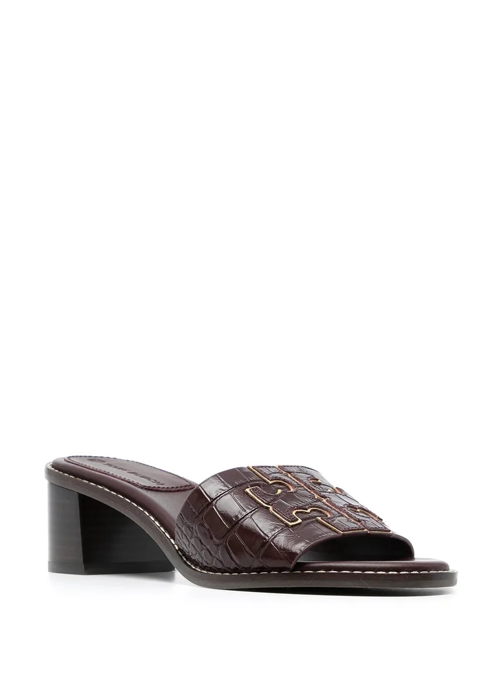 фото Tory burch босоножки с нашивкой-логотипом