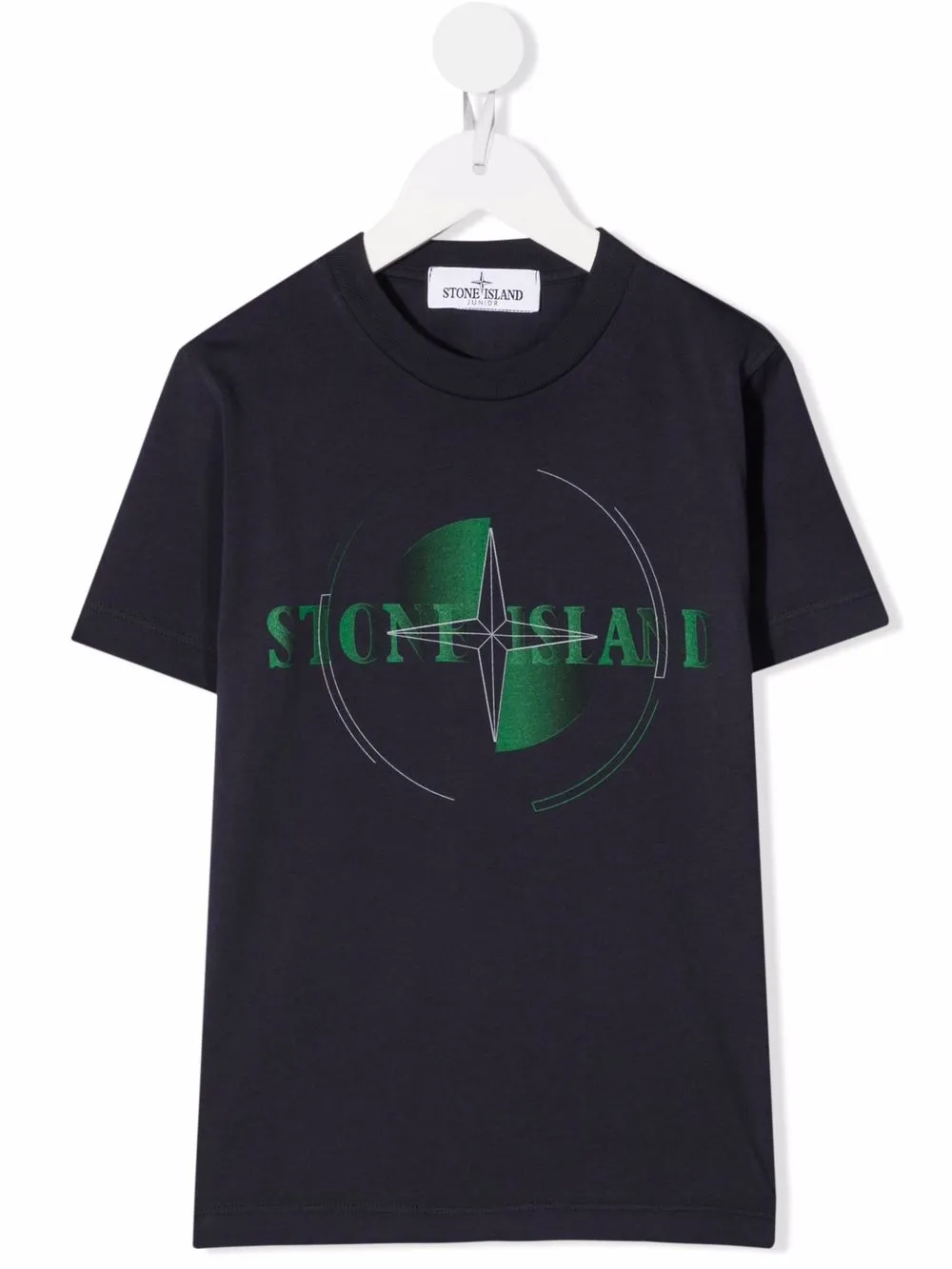 Stone Island Junior playera con logo - Azul
