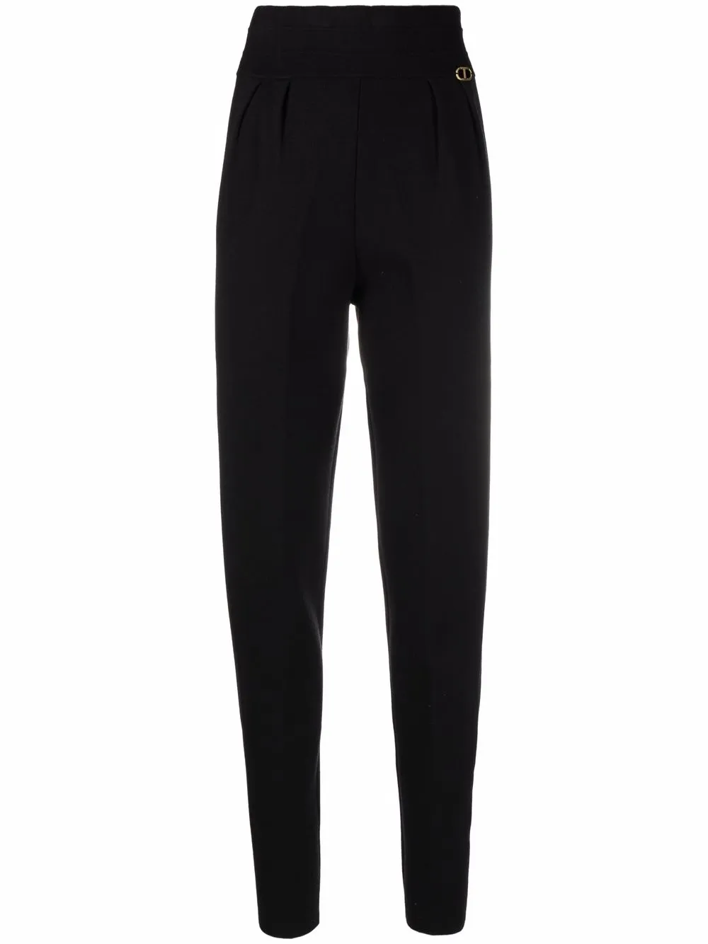 фото Twinset трикотажные брюки с завышенной талией