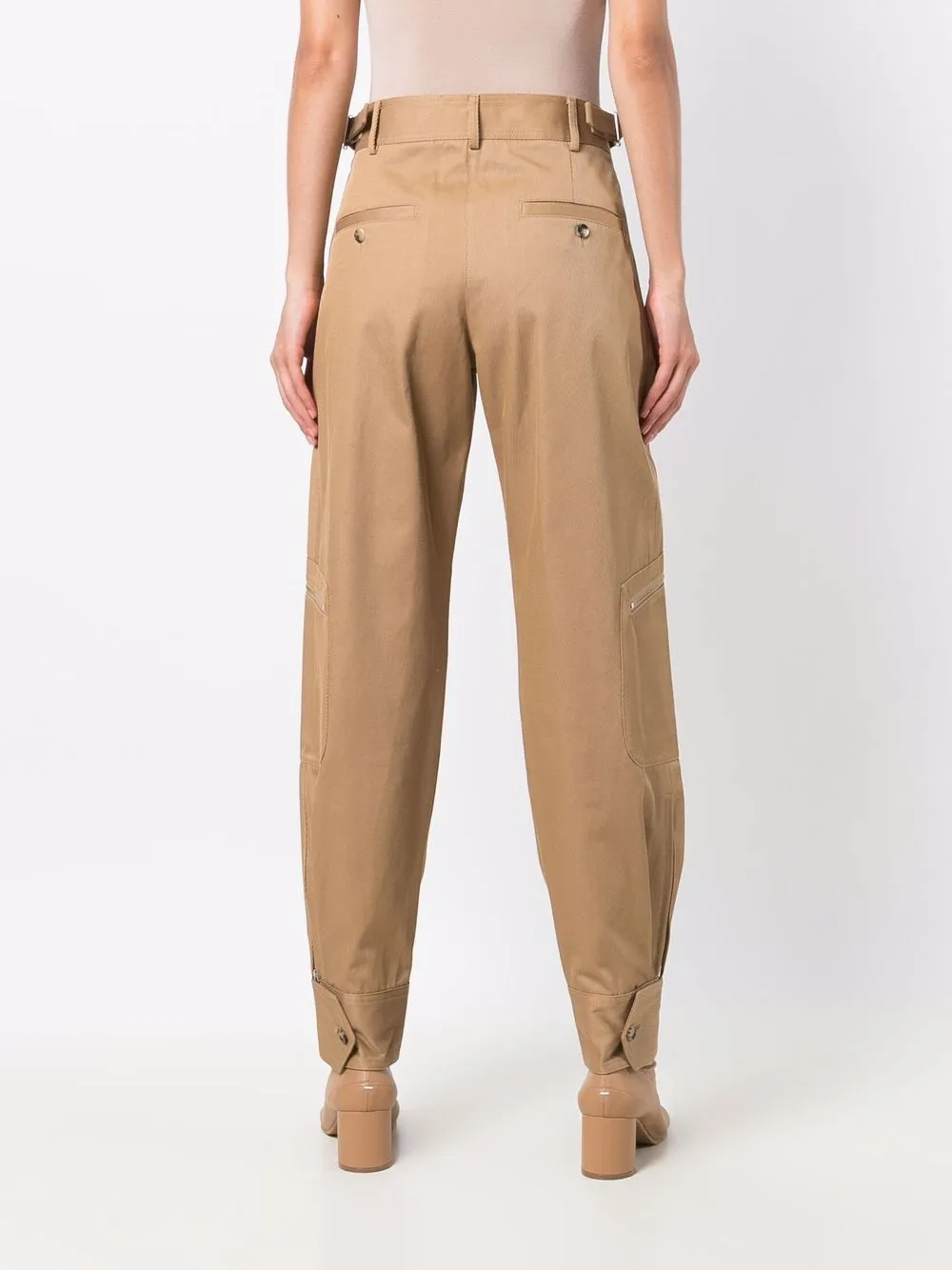 фото Jw anderson брюки карго с завышенной талией