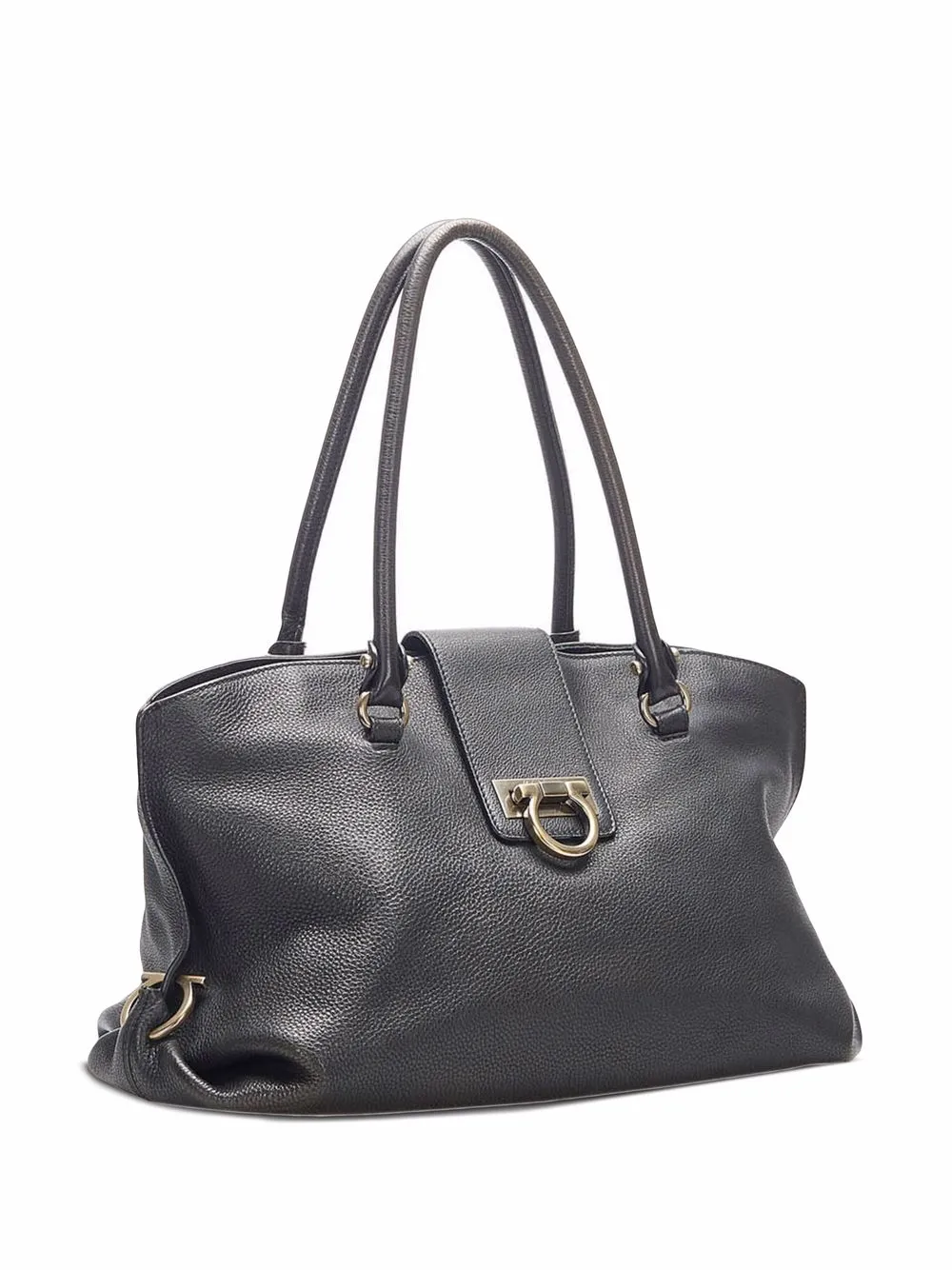фото Salvatore ferragamo pre-owned сумка-тоут с декором gancini