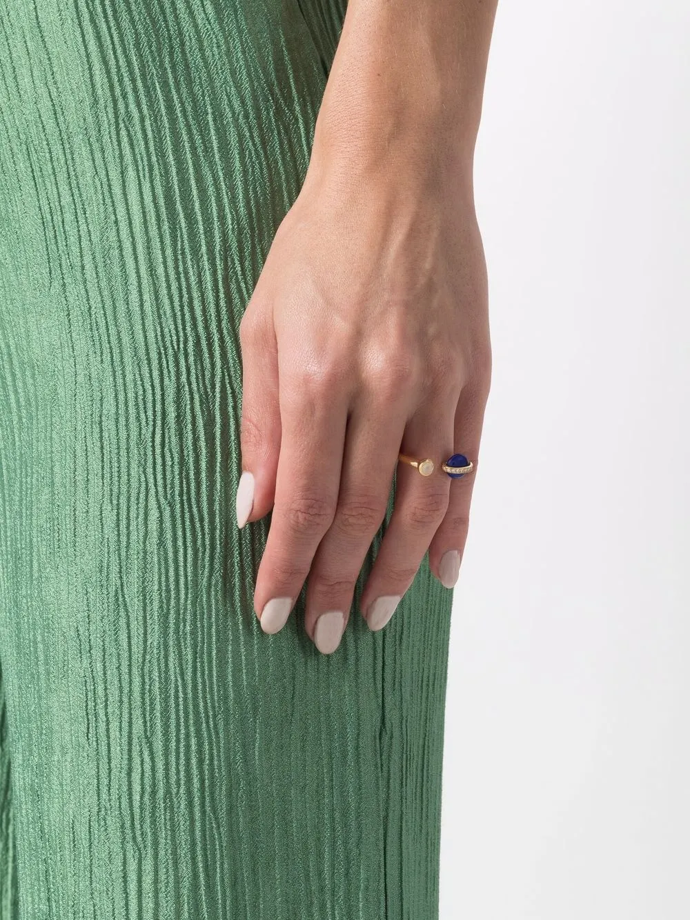 фото Pamela love кольцо comet gravitation из желтого золота