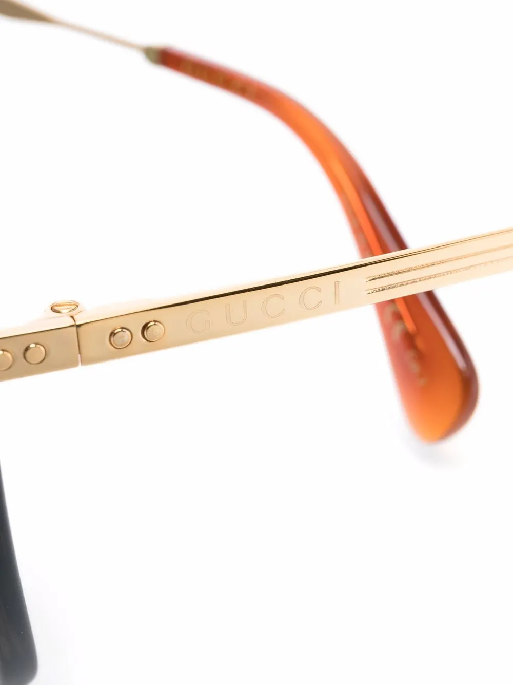 фото Gucci eyewear солнцезащитные очки в квадратной оправе