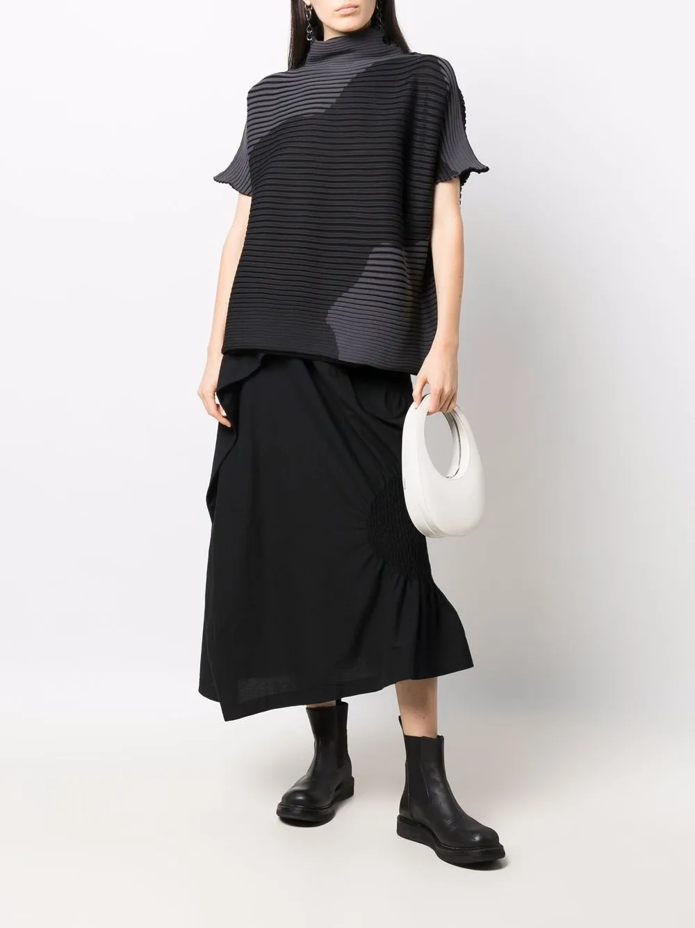 фото Issey miyake юбка асимметричного кроя