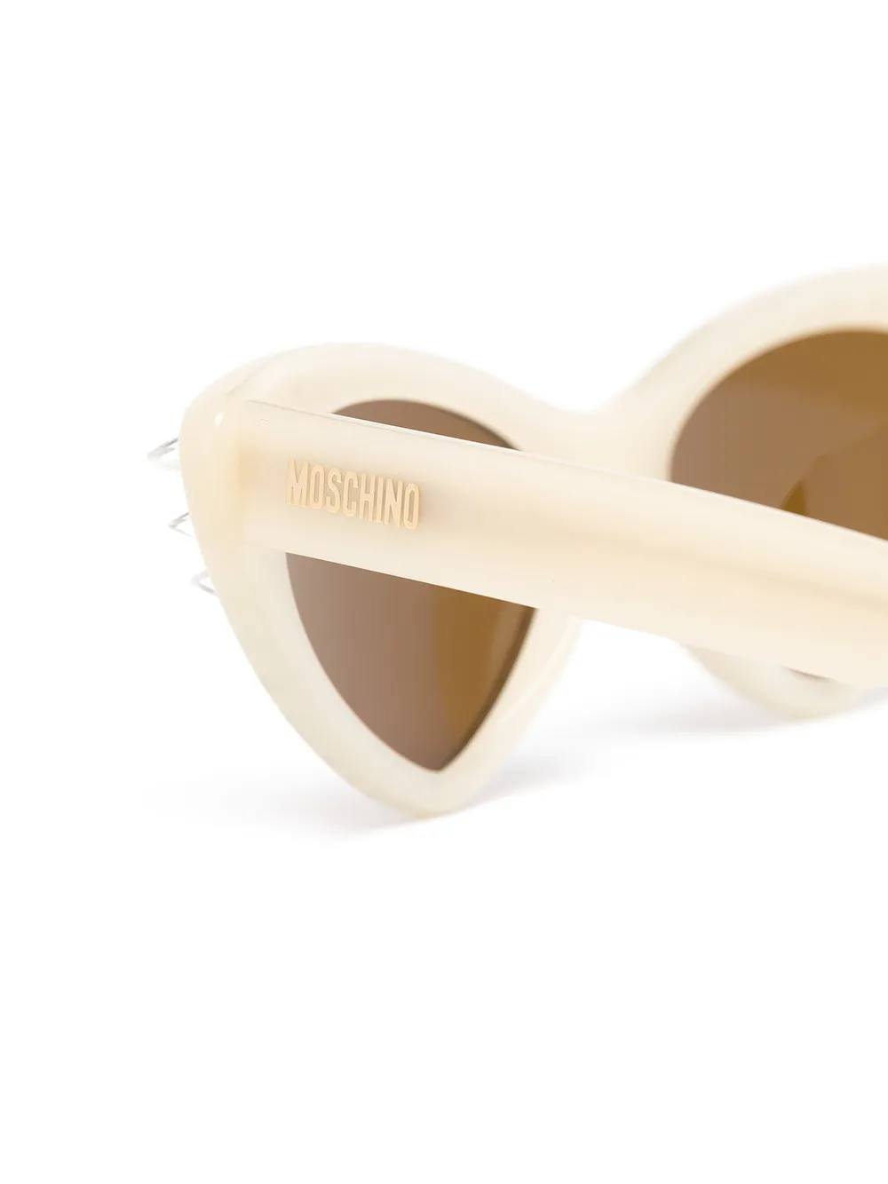 фото Moschino eyewear солнцезащитные очки в оправе 'кошачий глаз'