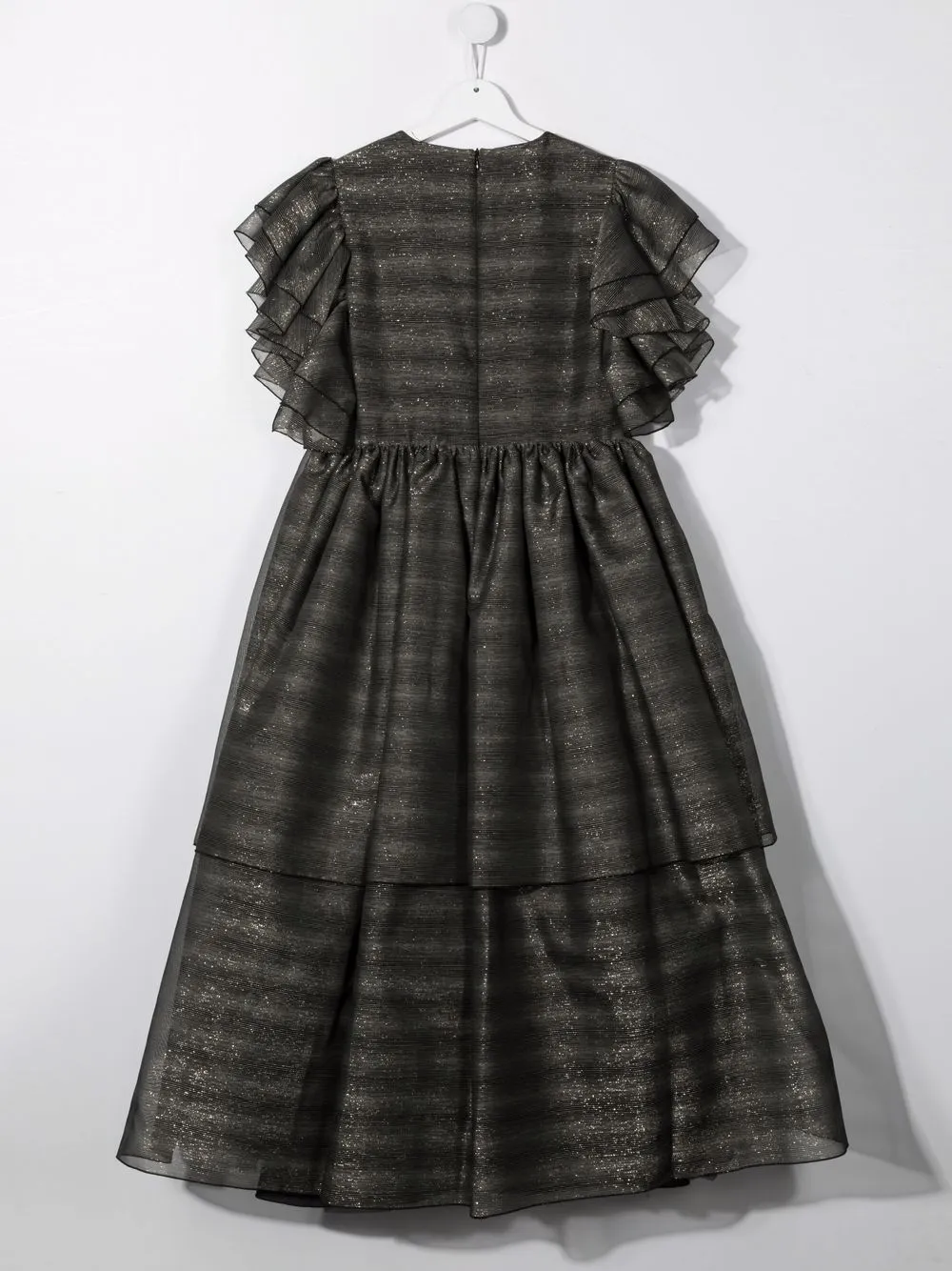 фото Elie saab junior платье в полоску с оборками