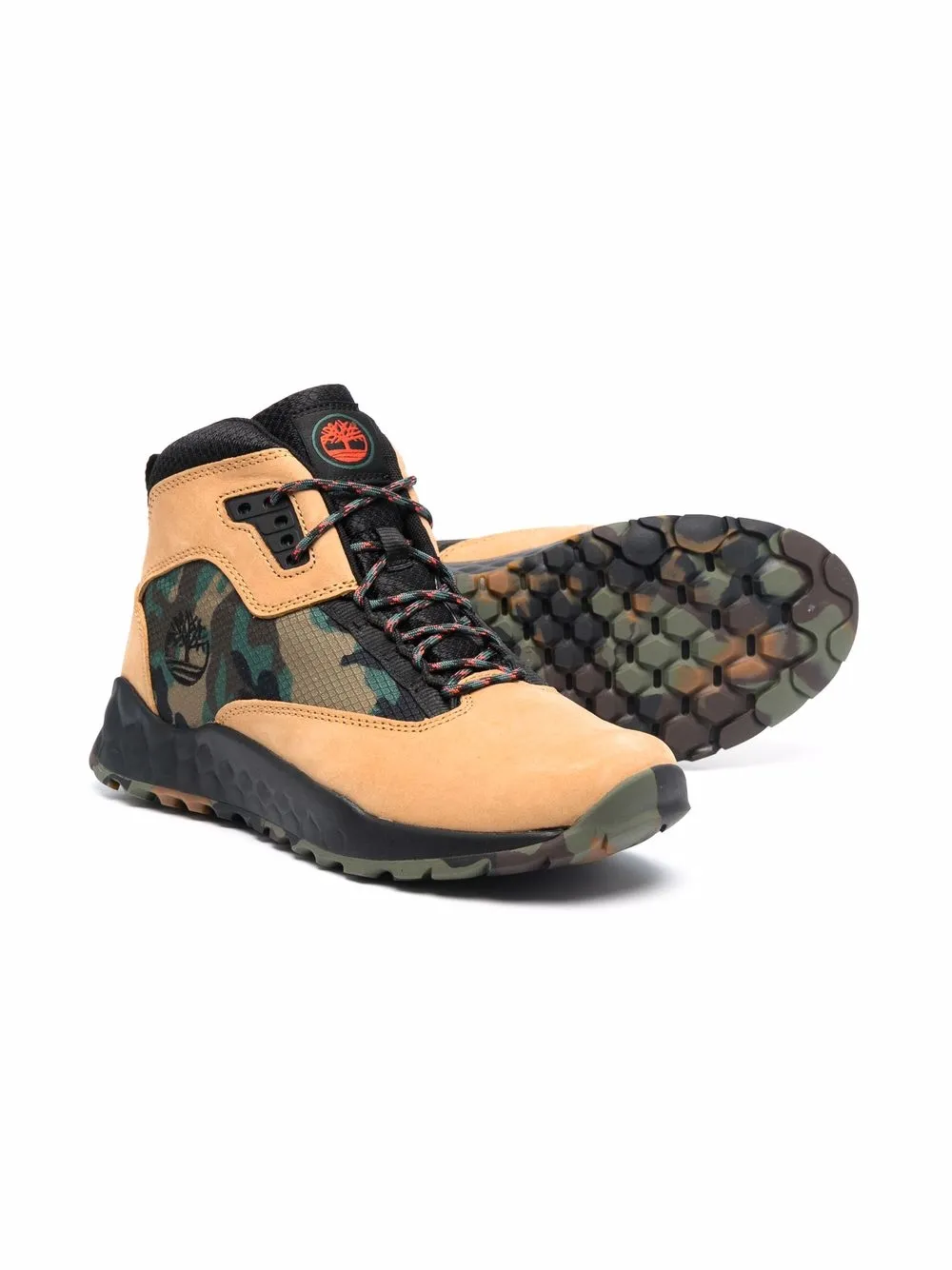 фото Timberland kids ботинки на шнуровке