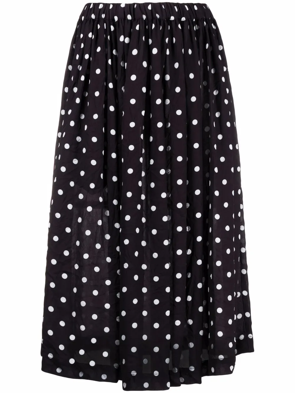 фото Comme des garçons comme des garçons юбка миди в горох