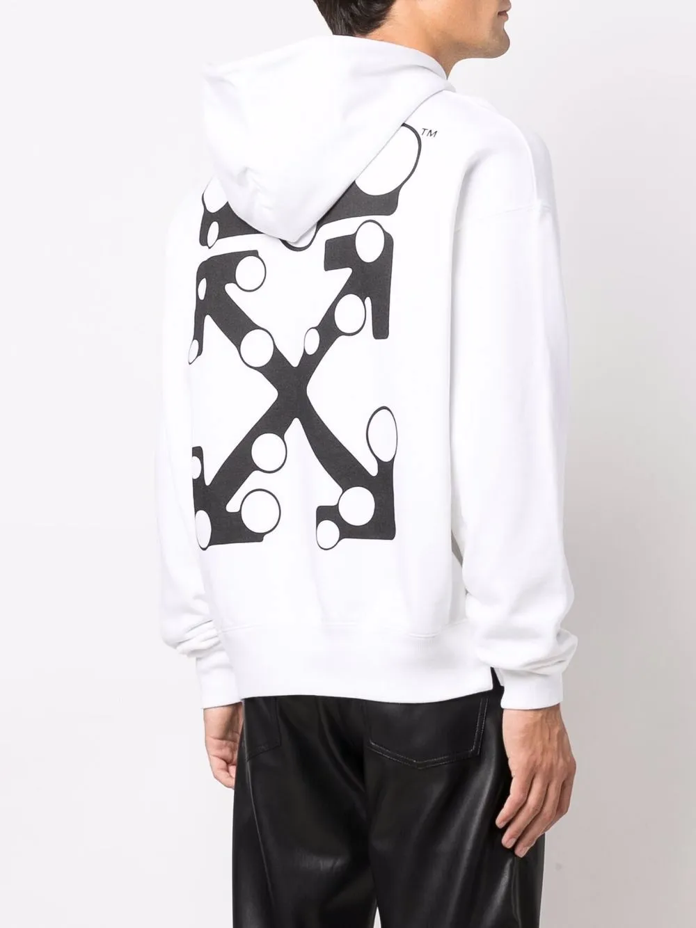 фото Off-white худи с принтом
