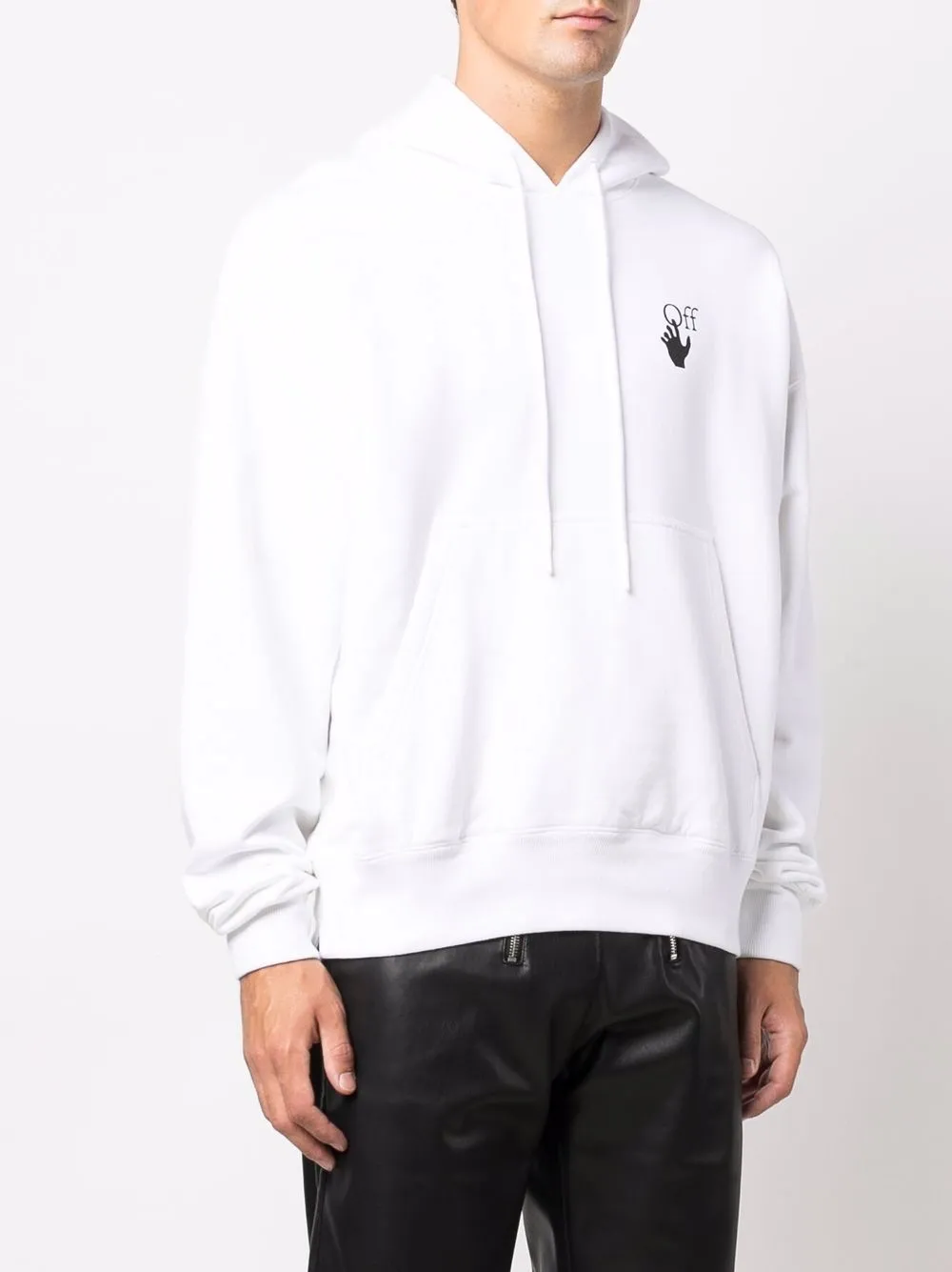фото Off-white худи с принтом