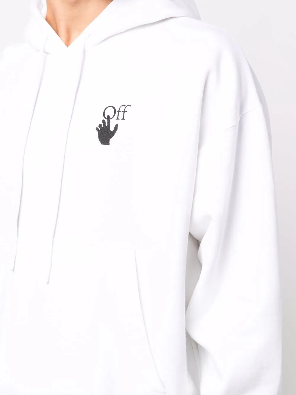 фото Off-white худи с принтом