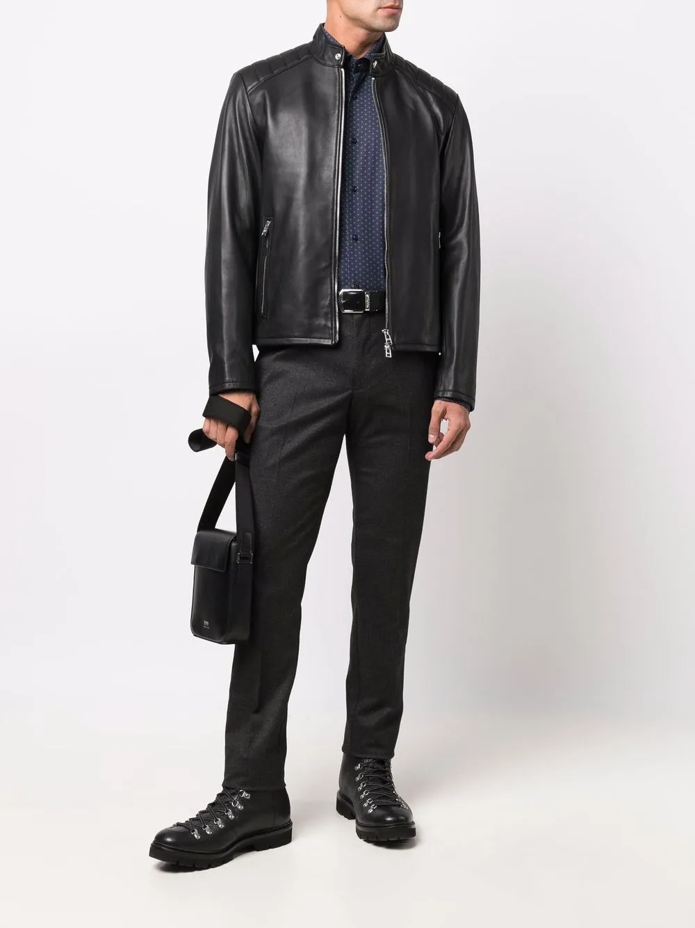 фото Boss рубашка в горох