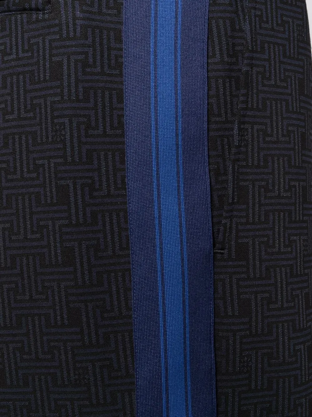 фото Lanvin широкие брюки с монограммой