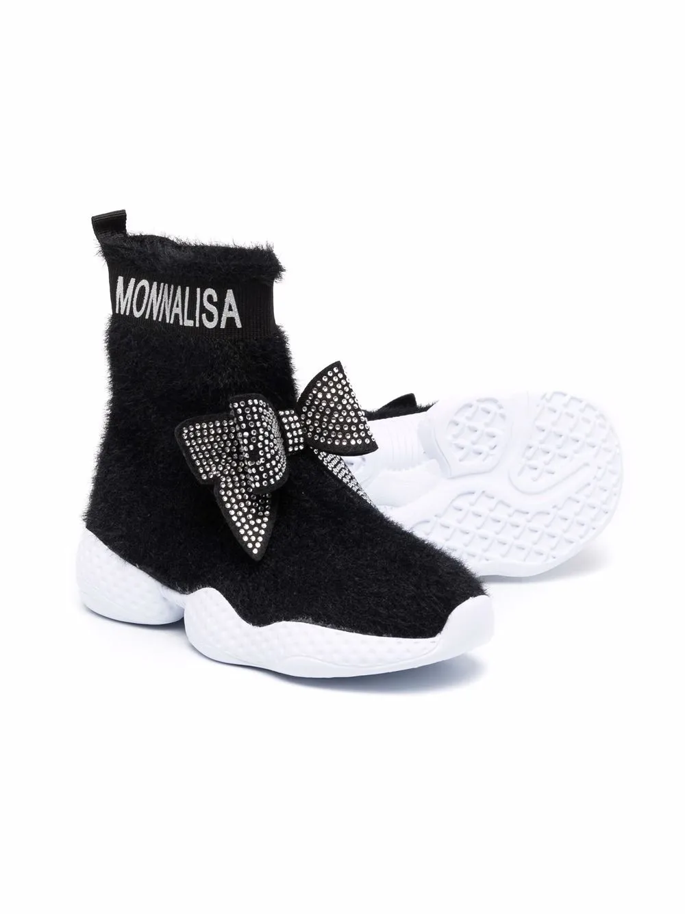 фото Monnalisa ботинки с бантами