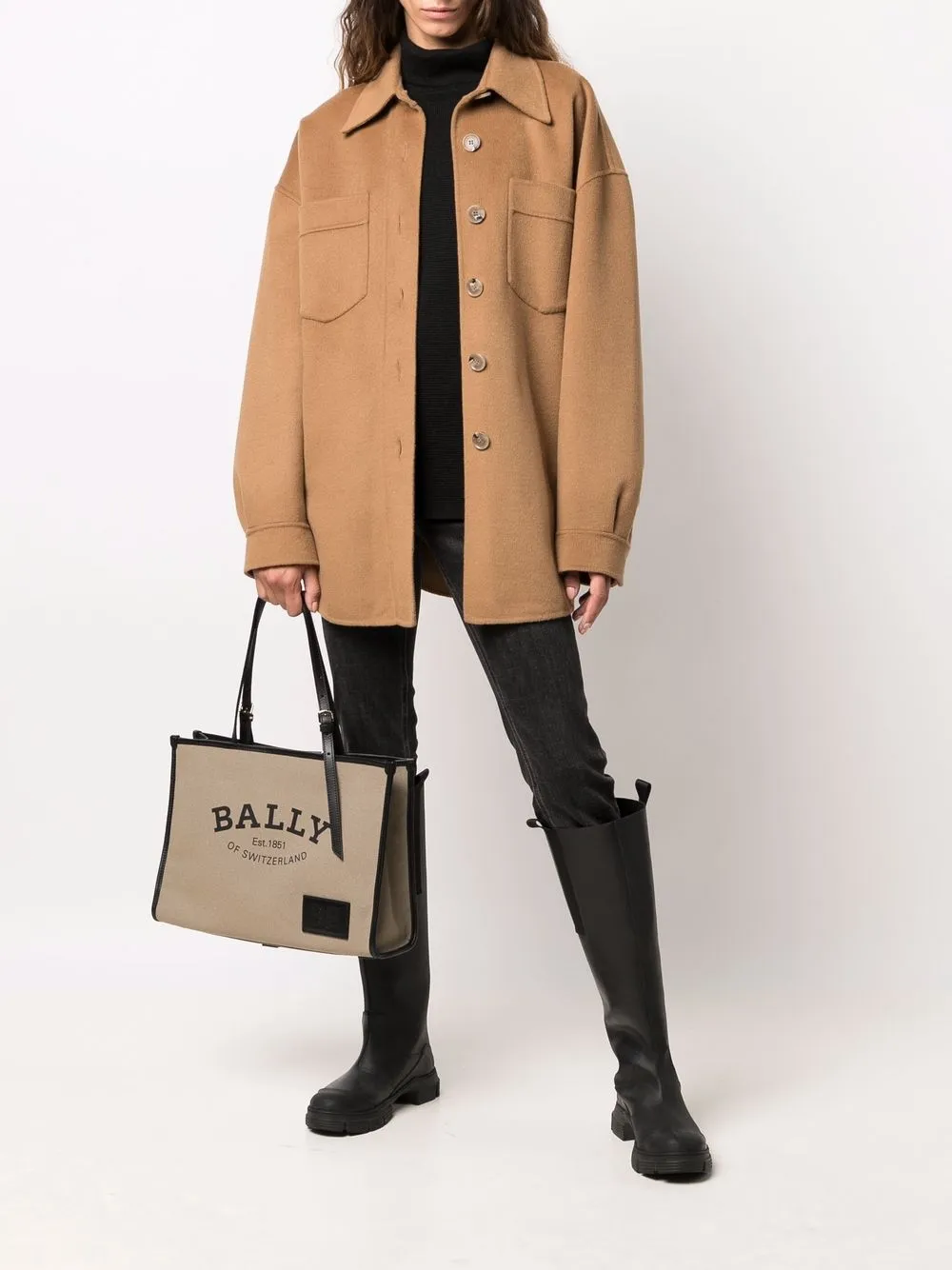 фото Bally сумка-тоут с логотипом