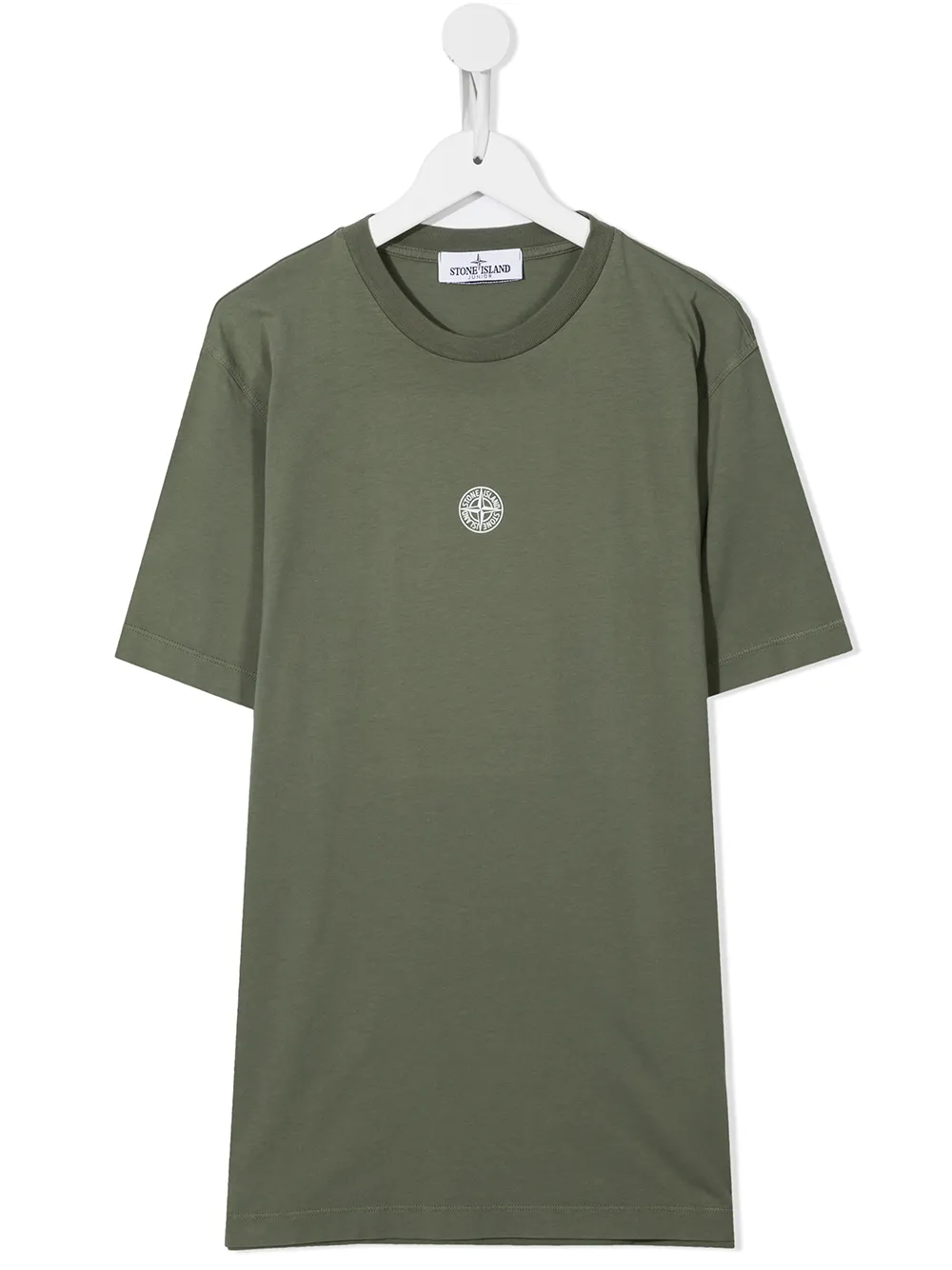 фото Stone island junior футболка с графичным принтом