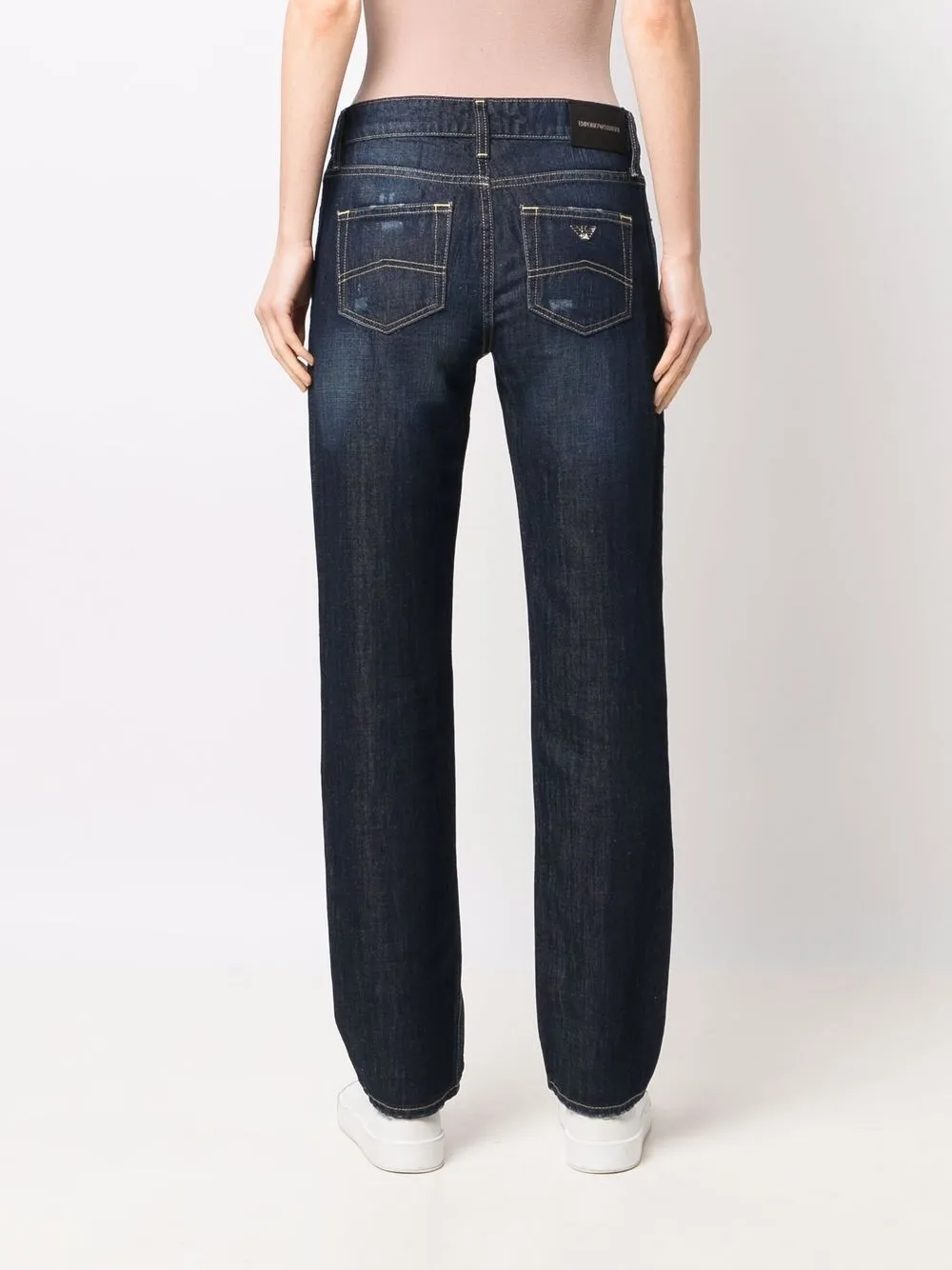 фото Emporio armani прямые джинсы средней посадки