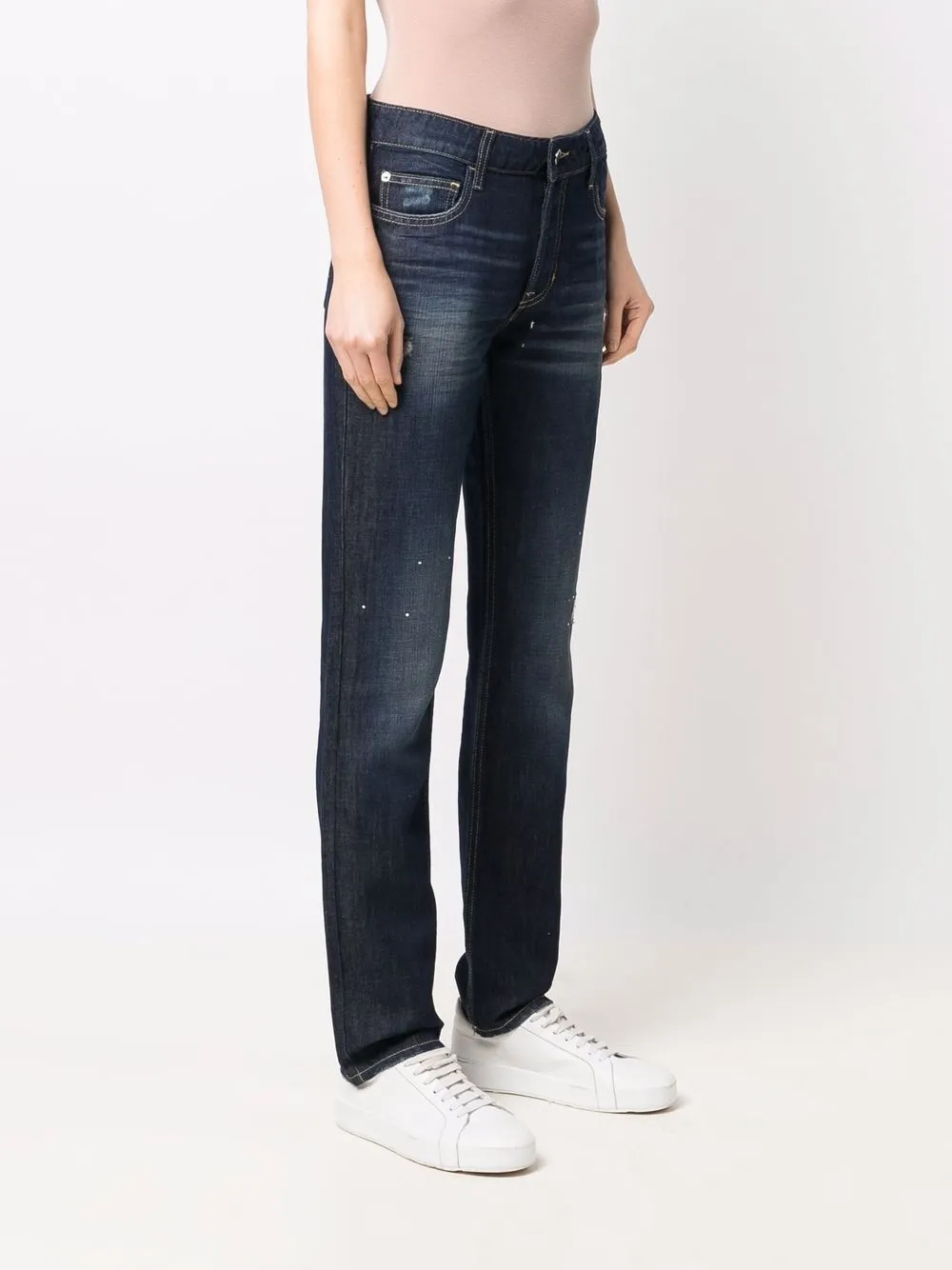 фото Emporio armani прямые джинсы средней посадки