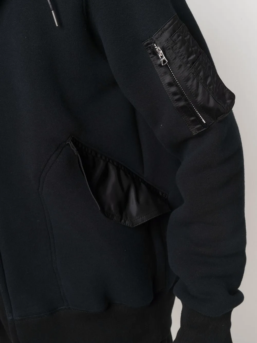 фото Sacai худи на молнии