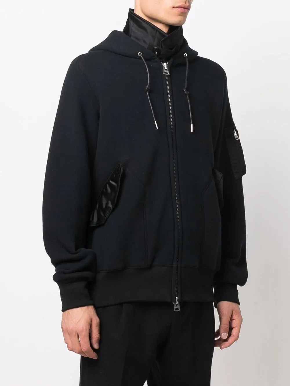фото Sacai худи на молнии