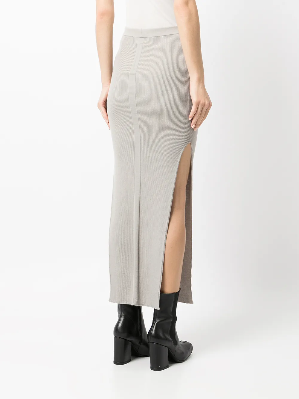 фото Rick owens drkshdw юбка-карандаш в рубчик