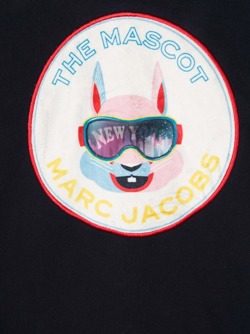 фото The marc jacobs kids платье с капюшоном и нашивкой-логотипом