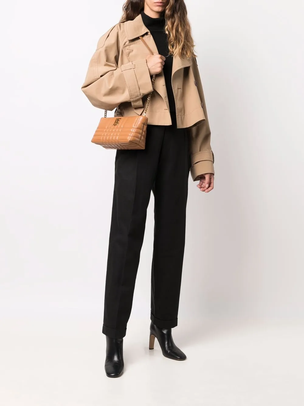 фото Burberry сумка через плечо с логотипом