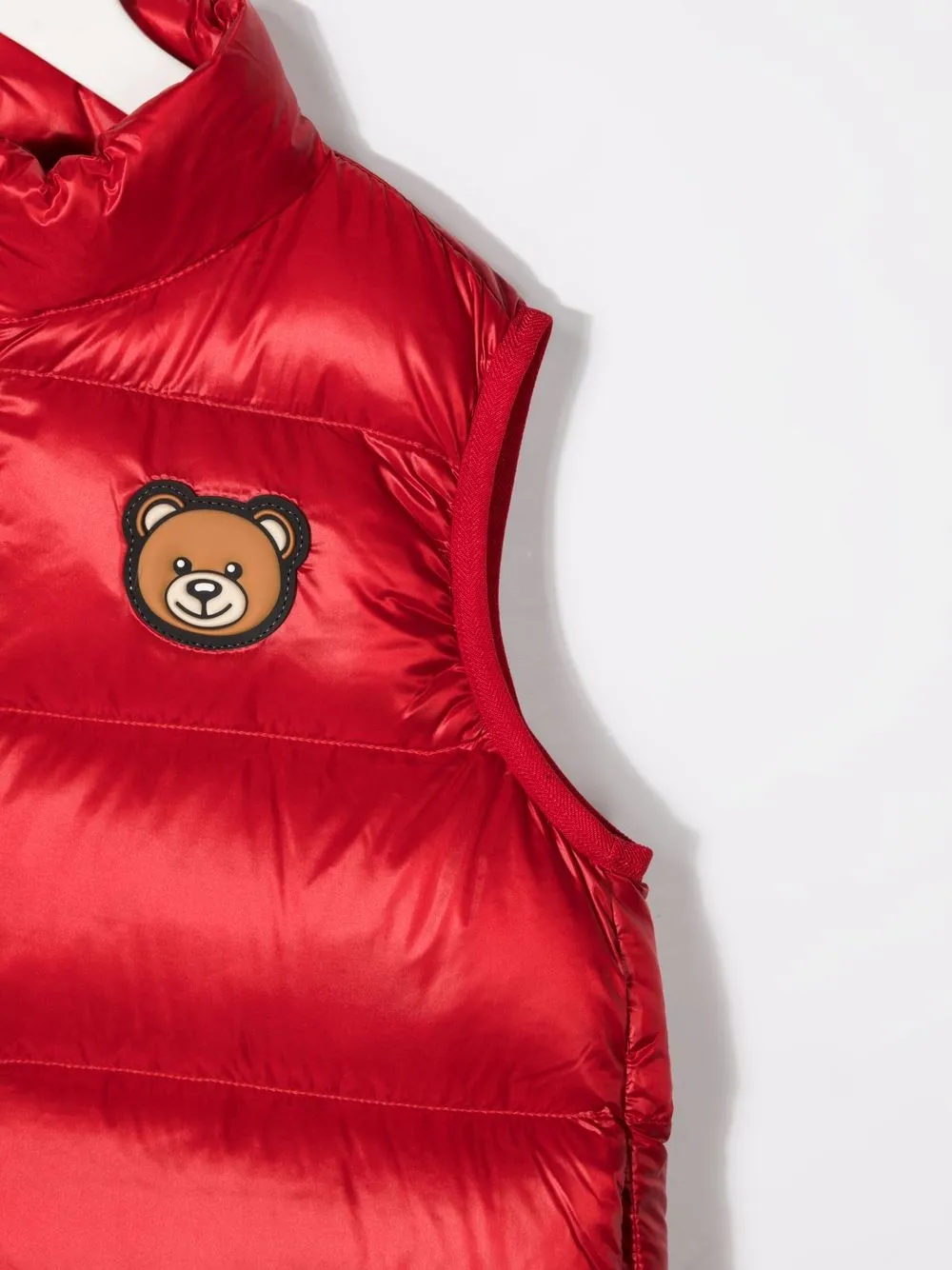 фото Moschino kids жилет с логотипом teddy bear