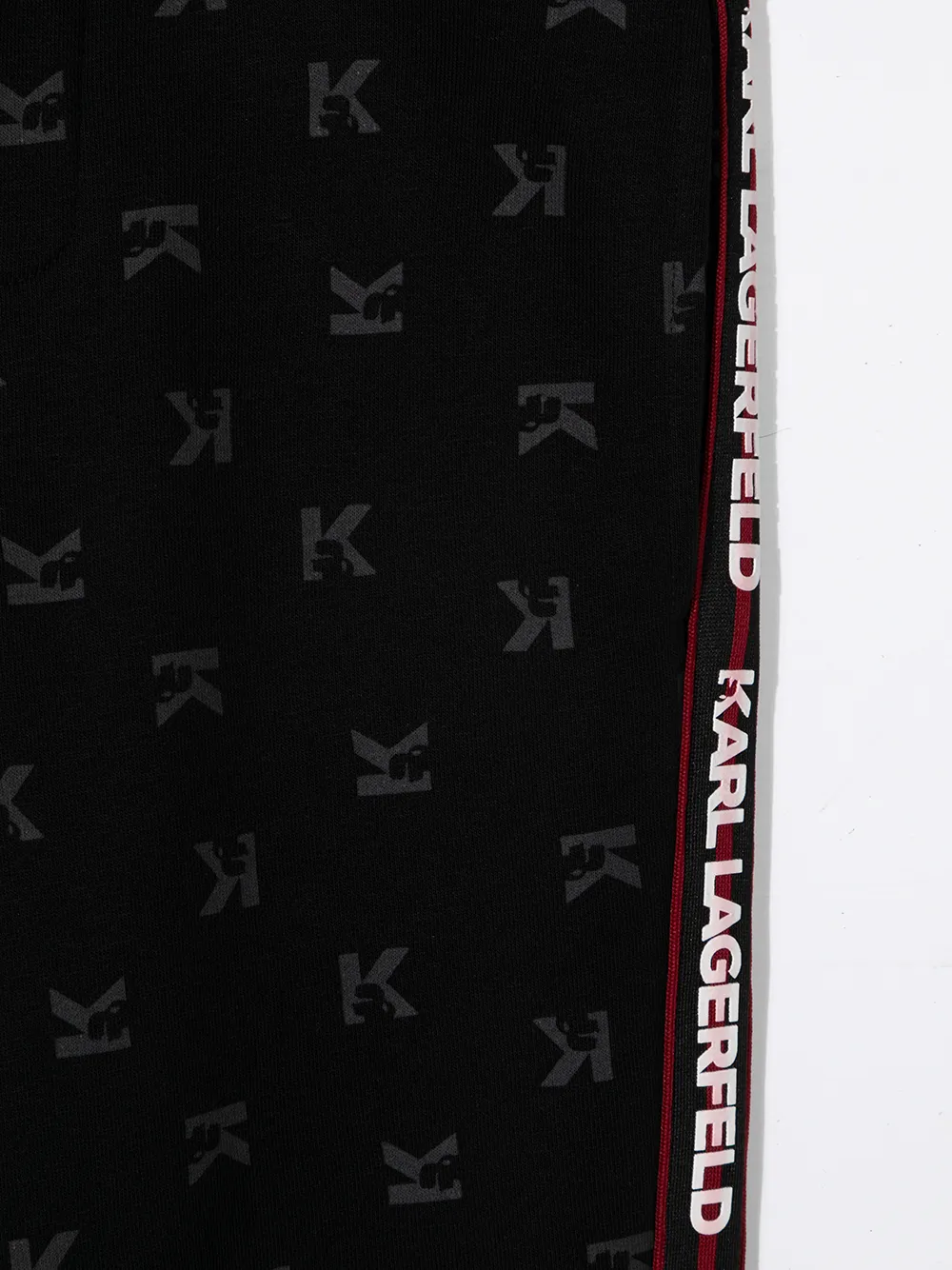 фото Karl lagerfeld kids спортивные брюки с монограммой