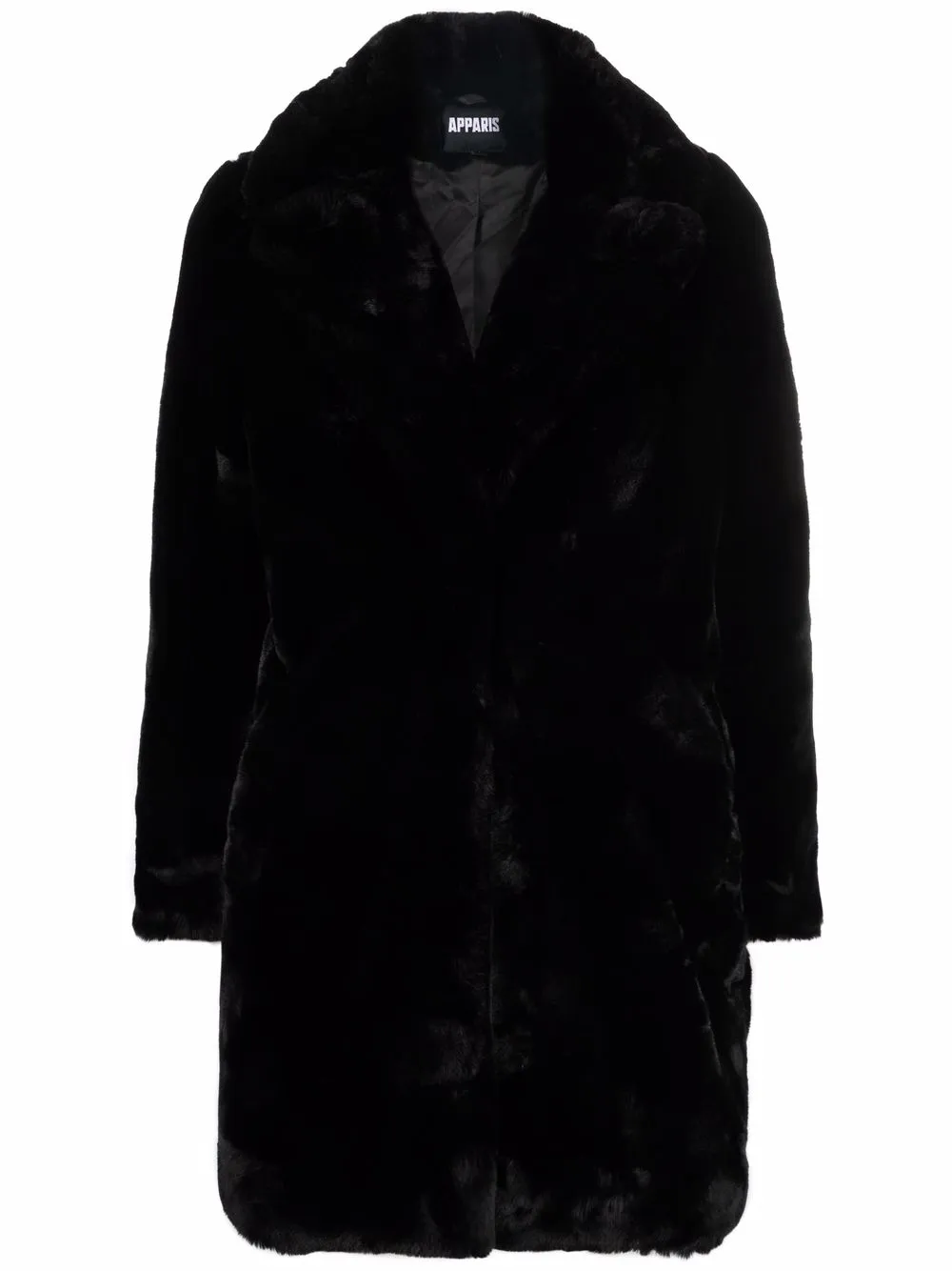 Apparis Stella faux-fur coat - Black
