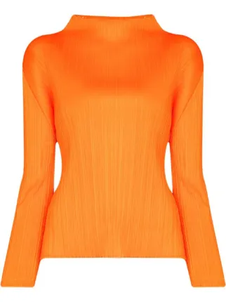 Pleats Please Issey Miyake Monthly Colours January Pliss Effect Top