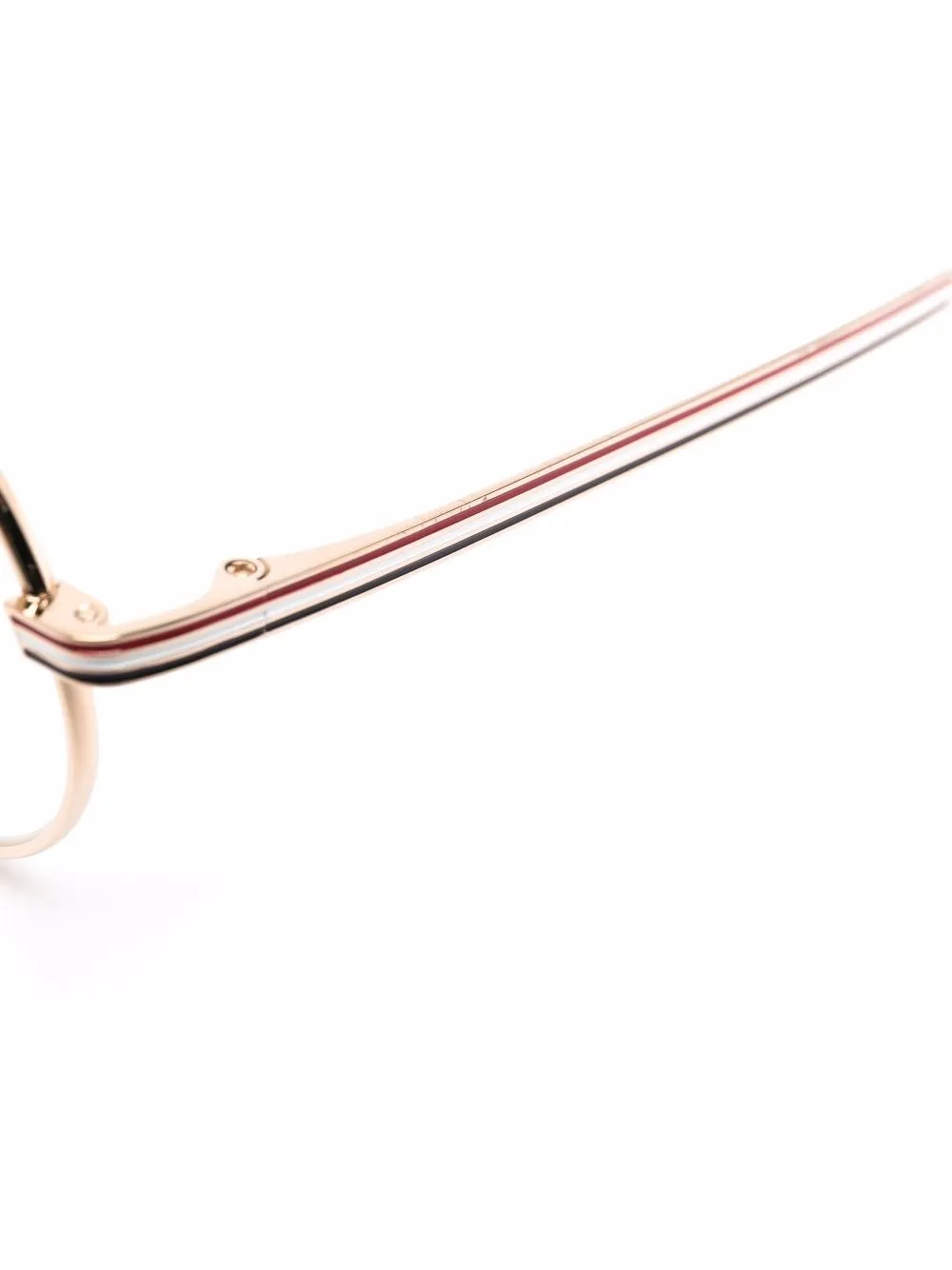 фото Thom browne eyewear очки-авиаторы с полосками rwb