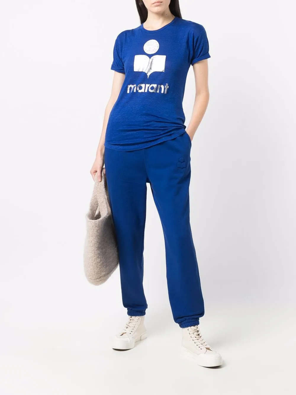 фото Isabel marant étoile футболка koldi с логотипом
